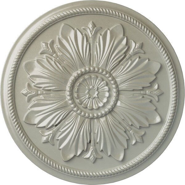 Ekena Millwork Kaya Ceiling Medallion (Fits Canopies up to 5 1/4"), Hand-Painted Flash Copper, 23 5/8"OD x 1 1/2"P CM23KAFCS - main